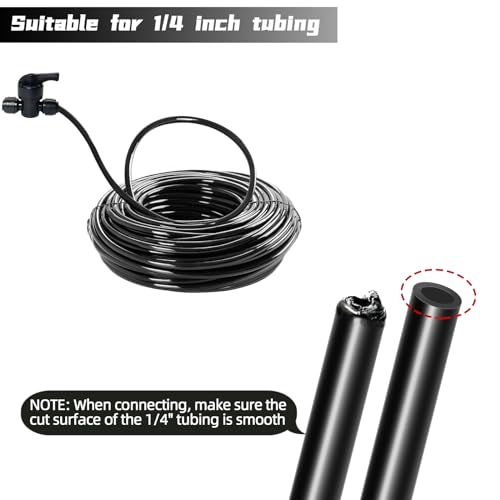 10 Pack Quick Connect 1/4" Drip Irrigation Shut Off Valve, Universal Drip Irrigation Tubing Coupling Valve, Leak Free Connector Locking Fitting for Sprinkler or Drip Irrigation System - size: 10PCS 1/4" Drip Irrigation Shut Off Valve