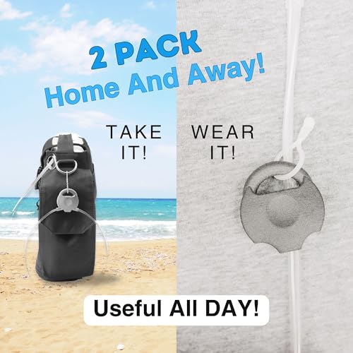 Oxygen Nasal Cannula Protective Cover Accessory, HSA FSA Eligible, Hose Holder for Portable Concentrator Machine Tubing, Tank, or CPAP, Keeps Tube Nose Piece Off Floor, (Two Pack) - size: Two Pack