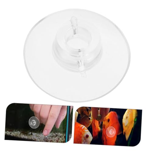 Abaodam 20 Pcs Fish Tank Suction Cups Aquarium Suction Cup Clips with Adjustable Cable Ties Fish Tank Attachments for Aquarium Planter Binding Moss Shrimp Nest