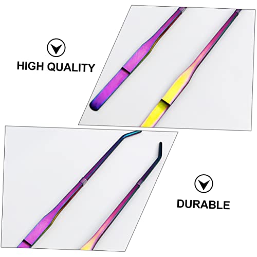 3Pcs Aquatic Plants Tweezers Set 27cm Stainless Steel Aquarium Tools Curved and Straight Aquascaping Tweezers for Fish Tank Maintenance and Water Plant Care