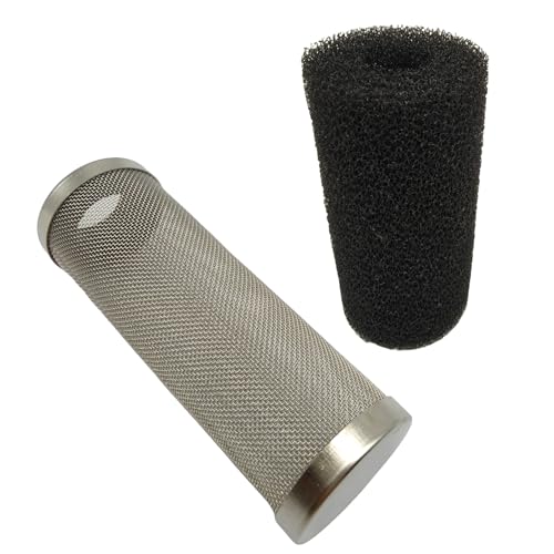4Pcs Stainless Steel Aquarium Filter Inflow Inlet Basket Mesh Shrimp Guard for Aquarium Fish Tank Fish Shrimp with Sponge Aquarium Filter Protector Cover (16mm/0.62” Black) - size: 16mm/0.62” Black