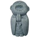 livelyfish Mini Monk Buddha Statue Sandstone Praying Monk Figurine Japanese Zen Monk Sculptures Feng Shui Decor Home Aquarium Fish Tank, 4 - size: 4