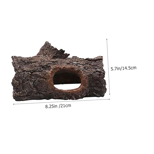 BESPORTBLE Vivid Shrimp Cave Decor Reptile Hide Stable Fish Tank Decoration for Freshwater Saltwater Aquariums Lifelike Hiding Cave for Fish Minnows Unique Ornament for Home Office
