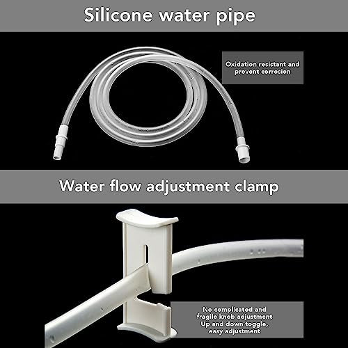 GLOGLOW Manual Aquarium Water Changer, Manual Aquarium Water Changer Cleaning Tool Fish Tank Gravel Cleaner for Changing and Sand Cleaner