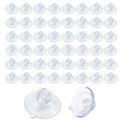 50Pcs Adhesive Suction Cups Fish Tank Wire Sucker Pad Wall Hanging Bulk Lights String Holder Rope Glass Suction Cup Clip