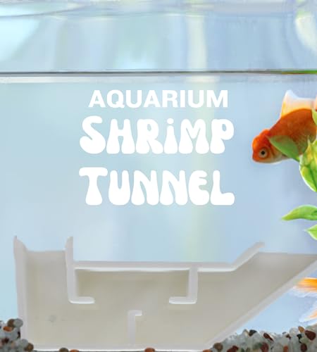 Chatelet Aquarium Underground Tunnel | Fish & Shrimp Hideout for Aquariums | Unique Underground Viewing Tunnel | Made in USA (White) - color: White