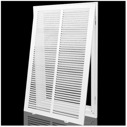 Return Air Filter Grille 14x24,Air Return Vent Cover Grill for 14"W x 24"H Duct Opening,Steel HVAC Vent Covers for Wall and Ceiling,Holds 1" Thick AC Filter - size: For 14''W×24''H-Duct Opening