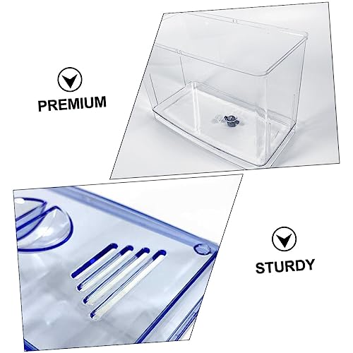 FRCOLOR 1pc Small Fish Hatching Isolation Box Freestanding Self-Floating Breeding Tank for Betta and Shrimp Easy to Clean Safe for