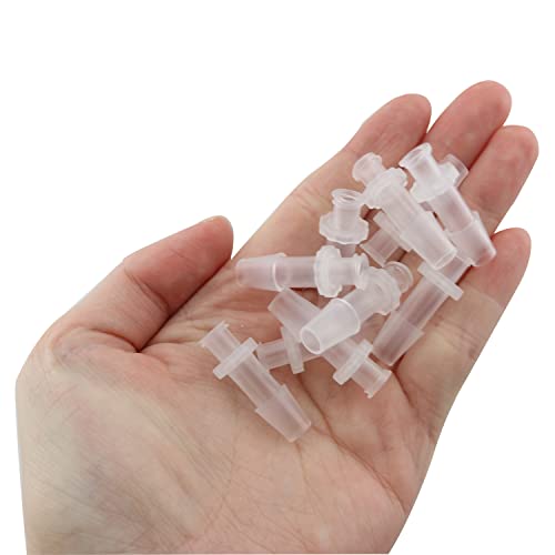 MEETOOT 10pcs Female Luer Lock 3/32" Polycarbonate Hose Barb Adapter for Laboratory Biochemical/Analytical Instruments, Food Machinery and Aquarium Equipment - size: 3/32Inch
