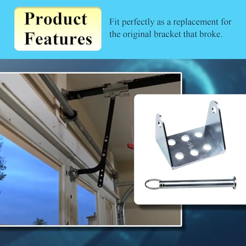 Garage Door Openers 41A4353 Header Bracket W/Clevis Pin, Fit for LiftMaster and Chamberlain, Craftsman Garage Door Openers, Also Known as: B5084, 211797, 062222, 041A4353, 41A4353-1 - style: 41A4353