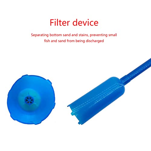 Aquarium Water Change Fish for Siphon Gravels Cleaner with Long Hose Water Changer Maintenance Tool for Small F