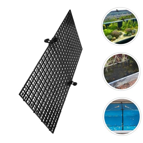 POPETPOP 4pcs Plastic Grid Aquarium Divider Panels for Betta Fish Safety Fish Separator Cups Prevents Jumping Various Tank