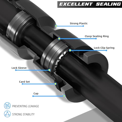 30 Pack Quick Connect 1/4" Drip Irrigation Elbow Coupling Connector,Universal 90 Degree Elbow Fitting for 1/4 Inch Irrigation Tubing,Leak Free Fittings for Sprinkler or Drip Irrigation System - size: 30PCS 1/4" Elbow Coupling Connectors