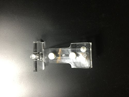 Marine Color Aquarium Tank PH ORP Probe Electrode Holder and Hose Fixture, Adjustable Acrylic Mount for 1 Probe, Transparent Durable Support for Water Monitoring and Tubing