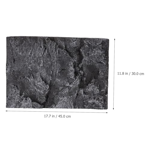 Alipis Stone Background Board for Reptile Tank 3D Aquarium Decor Fish Tank Decorative Panel