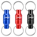 LIXADA magnetic keychain 3PCS black red blue magnetic keychain Magnetic Net Release Holder