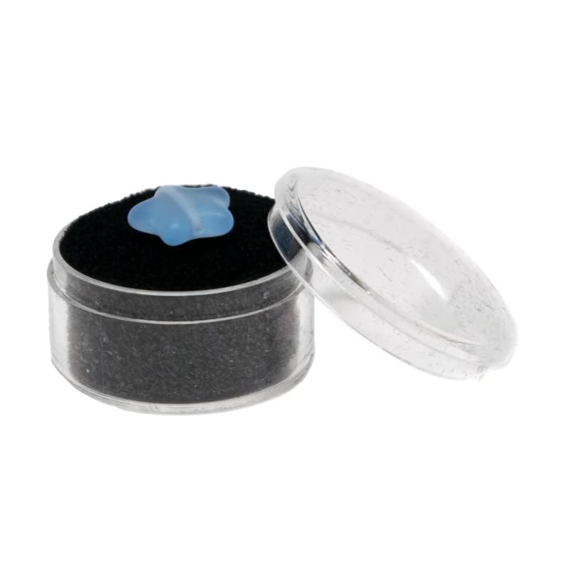 Novel Box Gem Jars 50 Small Size Gemstone tray | Black Tray Foam Sheet 14.5X7.8X0.75 | Jewelry Display Rock Storage Box Insert | Gemstone display Trays for Collectibles - color: Black Foam Liner With 50 Gem Jars