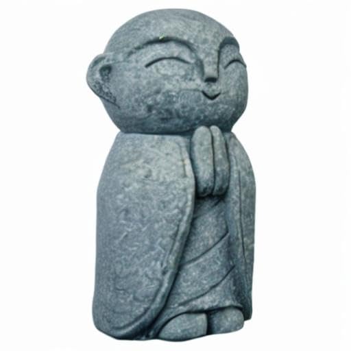 livelyfish Mini Monk Statue Japanese Buddha Figurine Feng Shui Praying Monk Statues Sandstone Sculptures for Fish Tank Aquarium Home Decoration, 10 - size: 10