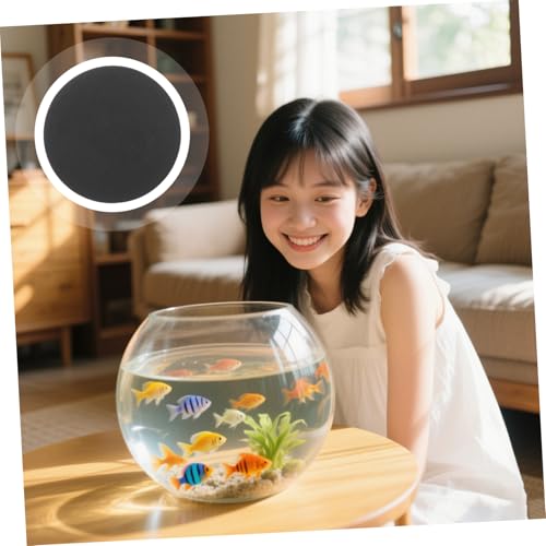 Mipcase Non Slip Cushion Pad for Micro Landscape Bottles Vibration Reduction Easy Cleaning Stabilizing Aquarium Base - size: 15.00X15.00X1.00CM