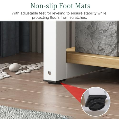 Fish Tank Stand Fish Tank Stand with Non-Slip Foot Mats, Black Turtle Tank Table, Living Room Aquarium Cabinet, Fish Tank Decorative Table, Reptile Stand(A,50X40cm(19 3/4" x15 3/4"))" - color: A, size: 50X40cm(19 3/4"x15 3/4")