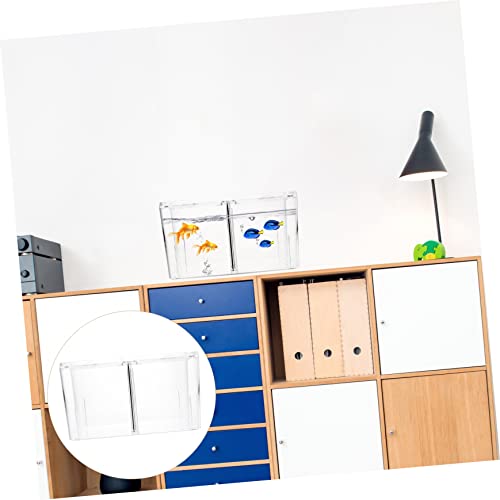 SUPVOX Multifunctional Betta Box Separate Fish Tank Aquarium Isolation Box Fish Breeding Holder