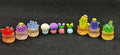 Geiomoo Miniature Resin Set, Mini Mixed Garden Fish Tank Accessories for DIY Crafts Home Landscape Decors (10 Pcs)
