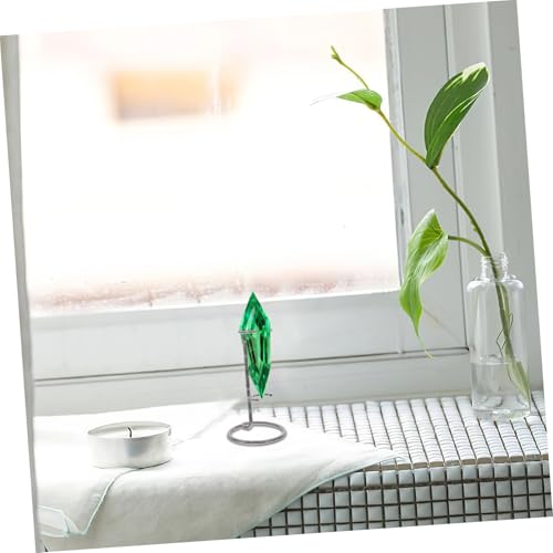 Healifty Elegant Crystal Ball Holder Display Stand Metal Tray for Crystal Scepters and Ball Holder Showcase