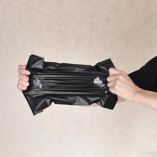 KKBESTPACK 50 Large Poly Mailers 10x13 Shipping Bags for Small Business – Self Sealing Package Envelopes Black - color: Black, size: 10" x 13" 50 pcs