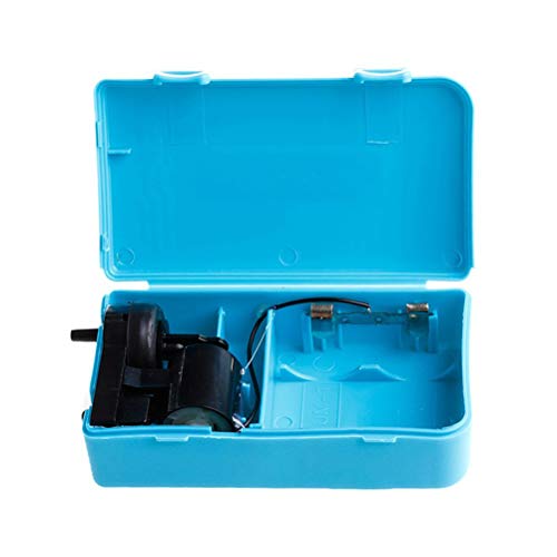 Portable Aquarium Air Pump 2 D Batteries Operated Backup Fish Tank Air Bubbler Power Outage Aerator Emergency Oxygen Diffuser Fish Savior