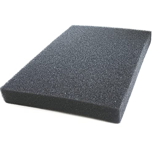Bio Sponge Filter Media Pad 23" Cut-to-fit Foam for Aquarium Fish Pond Reef Canister Tank - size: 23.6" L x 17.7" W x 1.8" H