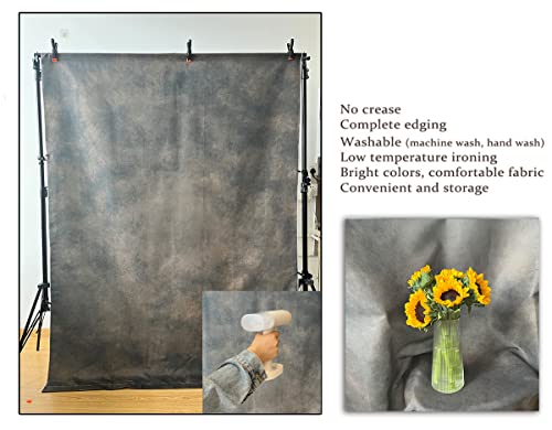 5x7ft Dark Brown Mottled Texture Photography Backdrop for Portrait Photo Studio Prop Abstract Background for Photographyer - color: TT-S0312, size: 5x7ft