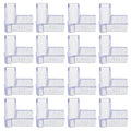 25pcs Fish Tank Glass Edge Guards 10mm Thick L-Shaped Corner Protectors for Aquarium Safety and Anti-Collision Furniture Guards