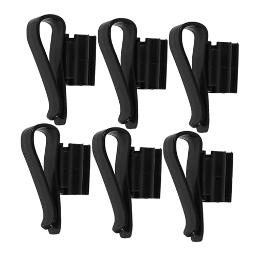 Toddmomy 6Pcs Aquarium Hose Clamp Water Pipe Holders for Fish Tank Multi-Functional Plastic Clips for Easy Pipe Fixing and Replacement Versatile Design for Various Specifications
