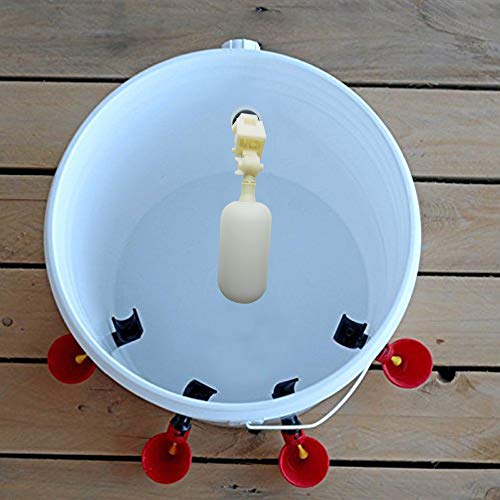 Float Valve 2Pcs Water Float Ball Automatic Water Level Control for Fish Aquarium Cattle Horse Pig Water Bowl Trough Tank