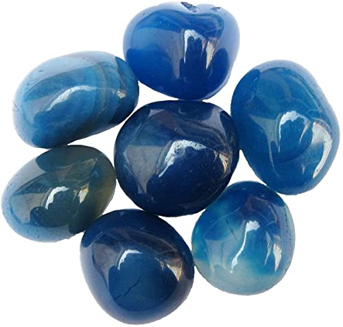 Blue River Rocks, Garden Rocks, Outdoor Decorative Stones, Natural Gravel, for Aquariums, Landscaping, Vase Fillers, Succulent, Tillandsia, Cactus Pot, Terrarium Rocks, 4.5 lb (72 oz)
