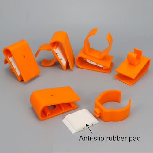 Heavy Duty Clip Adjustable Mounting Clamp for Tubes Pipes Aquarium Lights Bathroom Kitchen Office Use Adjustable Clamp for Tubes - color: T12 Models