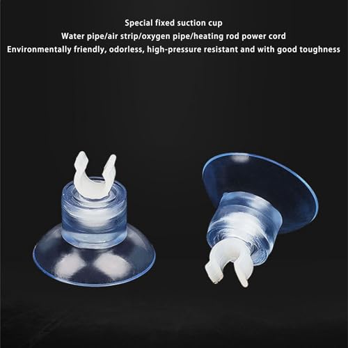 20pcs Adjustable Suction Cups Clamp for Efficient Fishtank Plant and Decoration Aquarium Hose Stabilizer Clip Aquarium Suction Cup Clip - size: E