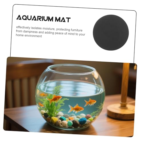 LIOOBO Non-Slip Aquarium Cushion Pad Fish Tank Mat for Under Tank Support Shockproof Base with Vibration Reduction for Stable Micro Landscapes
