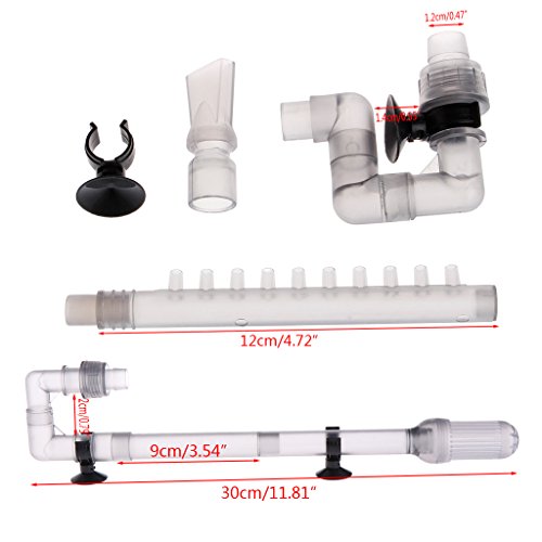 Canister Filters Intake Outlet Tube Fish Tanks External Filter Replacement Accessories with Strong Suction Cups Plastic