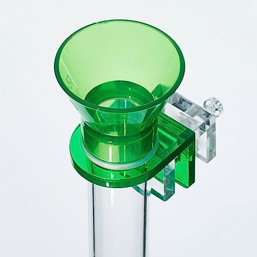 Acrylic Shrimp Feeder Tube Feeding Dish Deep Bowl for Aquarium Shrimp Fish Clip to Fish Tanks Multiple Size Acrylic Shrimp Feeder Feeding Tube and Dish Tray Bowl Set