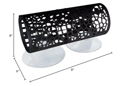 Betta Fish Tunnel Hollow Fish Hideout Cave Resting Tube Betta Hammock Tank Aquarium Decor for Small Shrimp Reptiles