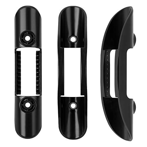 QKURT 4 Pcs Kayak Paddle Holder Clip, Universal Platic Fishing Net Clip Kayak Paddle Clip for Storage Kayak Paddle and Other (Including Screws)