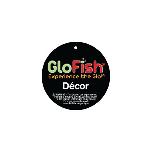 GloFish Plant Aquarium Décor, Green and Blue Large, Fluorescent Under Blue LED Light - size: Large