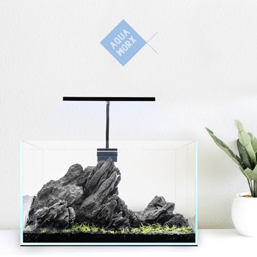 Aqua Worx EOS LED Aquarium Light - Adjustable Gooseneck for Fish Tanks - Full Spectrum Nano Tank Lighting - N5 White - color: N5 White