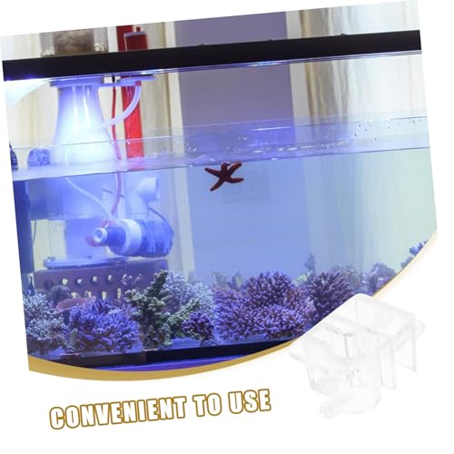 Aquarium Hose Fixing Clamp Tool Rack Sturdy Acrylic Holder for Dosing Pumps Plant Hangers Accessories