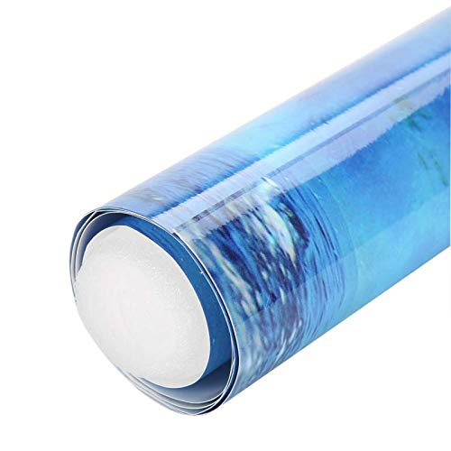 Keenso Aquarium Background Tropical Fish Undersea Fish Background Polyester Background - size: 122*50cm