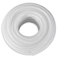 DAVCO 3/8" ID × 10 ft Clear Braided Plastic Vinyl Tubing Flexible High Pressure Reinforced PVC Hose - size: 3/8"ID, style: 10 Feet