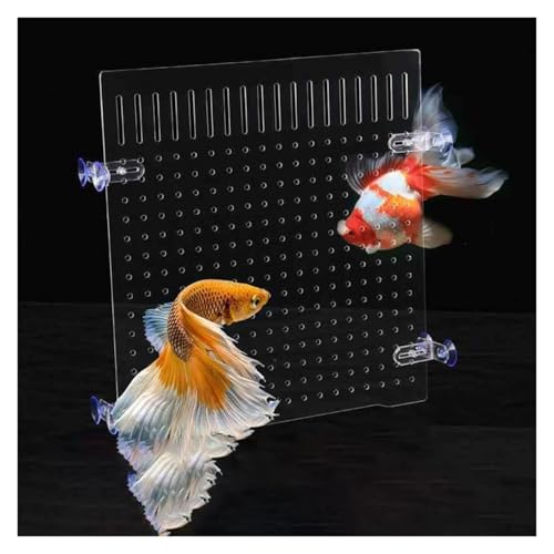 Acrylic Fish Tank Divider - Clear Aquarium Partition for Fish Separation & Organization, 54x75cm (21.2x29.5in) Baffle Cover, Ideal Fish Tank Divider Net - size: 54x75cm/21.2x29.52in