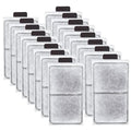16 Pack PF-S Fish Tank Filter Cartridges, Aquarium Filter Cartridges Replacement Compatible with Top Fin Silenstream PF10 Power Filters - size: 16 Pack