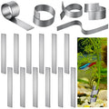 15 Pcs Aquarium Plant Over Weight Anchor 5 Inch Can Cut Metal Strips 250g Plant Weights Anchors for Fish Tank Reinforced Weight Prevents Floating